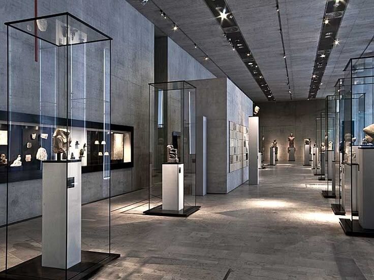 Hall d'exposition des minerais du Congo